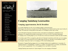 Tablet Screenshot of camping-taniaburg.nl